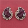 American Diamond Classic Earring With 2 Tone Plating