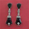 American Diamond Classic Earring With Rhodium Plating