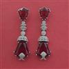 American Diamond Classic Earring With Rhodium Plating