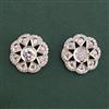 American Diamond Tops with Rhodium Plating 2 Tone Plating