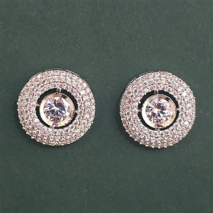 American Diamond Tops with Rhodium Plating 2 Tone Plating