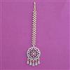 American Diamond Classic Tikka With 2 Tone Plating Rhodium Plating