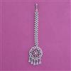 American Diamond Classic Tikka With 2 Tone Plating Rhodium Plating