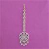 American Diamond Classic Tikka With 2 Tone Plating Rhodium Plating