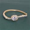 American Diamond Openable Kada With 2 Tone Plating