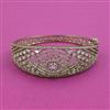 American Diamond Openable Kada With Mehndi Plating 2 Tone Plating Rhodium Plating