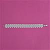 American Diamond Classic Bracelet With 2 Tone Plating Rhodium Plating