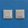 American Diamond Tops With Mehndi Plating 2 Tone Plating Rhodium Plating