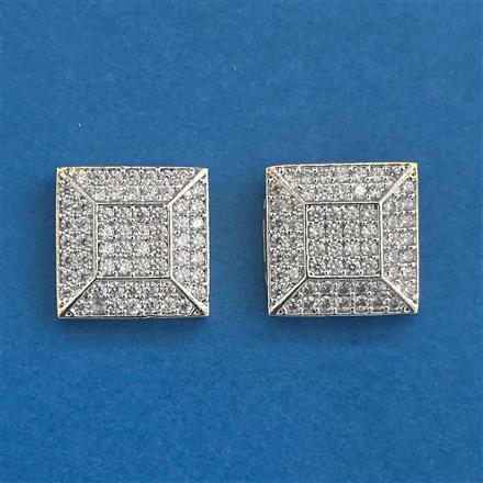 American Diamond Tops With Mehndi Plating 2 Tone Plating Rhodium Plating