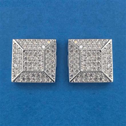 American Diamond Tops With Mehndi Plating 2 Tone Plating Rhodium Plating