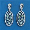 American Diamond Classic Earring With Rhodium Plating