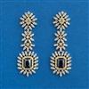 American Diamond Classic Earring With 2 Tone Plating
