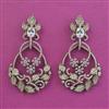 American Diamond Classic Earring With Mehndi Plating