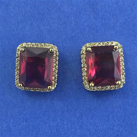 American Diamond Tops with Mehndi Plating