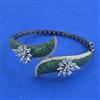 American Diamond Openable kada with Black Plating