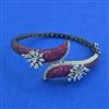American Diamond Openable kada with Black Plating