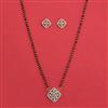 American Diamond Classic Mangalsutra with Rhodium Plating 2 Tone Plating