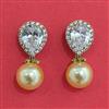 American Diamond Classic Earring with Mehndi Plating