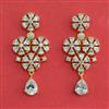 American Diamond Classic Earring with Gold Plating