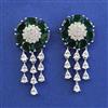 American Diamond Classic Earring with Rhodium Plating