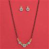 American Diamond Classic Mangalsutra with 2 Tone Plating