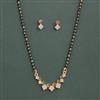 American Diamond Classic Mangalsutra with 2 Tone Plating