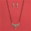 American Diamond Classic Mangalsutra with 2 Tone Plating
