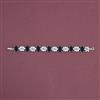 American Diamond Classic Bracelet With Rhodium Plating