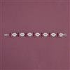 American Diamond Classic Bracelet With Rhodium Plating