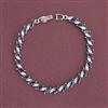 American Diamond Classic Bracelet With Rhodium Plating
