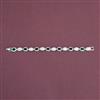 American Diamond Classic Bracelet With Rhodium Plating