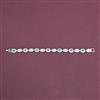 American Diamond Classic Bracelet With Rhodium Plating
