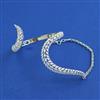 American Diamond Classic Kada With Carat Plating Mehndi Plating