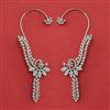 American Diamond Earcuff With Carat Plating Rhodium Plating