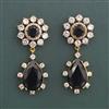American Diamond Classic Earring with Mehndi Plating