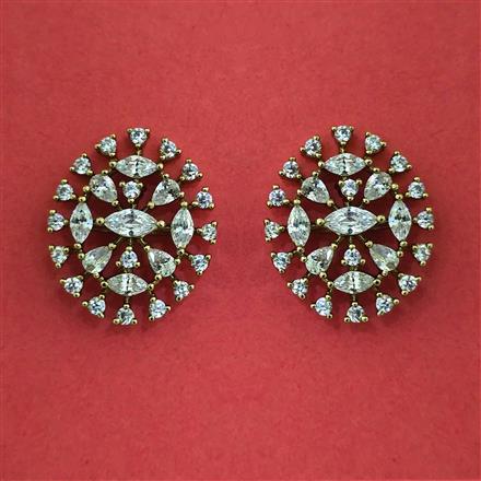 American Diamond Tops with Rhodium Plating 2 Tone Plating Mehndi Plating