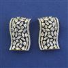 American Diamond Classic Earring with Rhodium Plating 2 Tone Plating Mehndi Plating