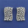 American Diamond Classic Earring with Rhodium Plating 2 Tone Plating Mehndi Plating