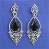 American Diamond Classic Earring with Rhodium Plating
