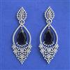 American Diamond Classic Earring with Rhodium Plating
