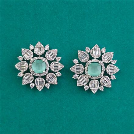 American Diamond Tops with Rhodium Plating