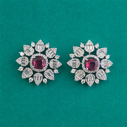 American Diamond Tops with Rhodium Plating