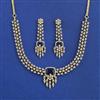 American Diamond Classic Necklace with 2 Tone Plating