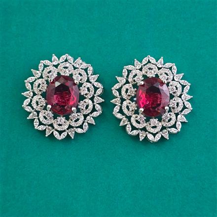 American Diamond Tops with Rhodium Plating