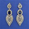 American Diamond Classic Earring with Mehndi Plating