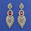 American Diamond Classic Earring with Mehndi Plating
