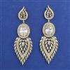 American Diamond Classic Earring with Mehndi Plating