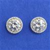 American Diamond Tops with Rhodium Plating