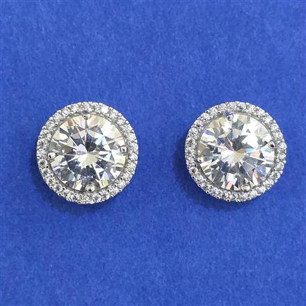 American Diamond Tops with Rhodium Plating