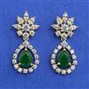 American Diamond Classic Earring with 2 Tone Plating